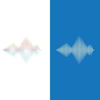 Sound waves vector illustration design