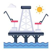 A water factory flat modern icon vector