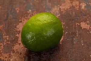 Ripe green lime photo