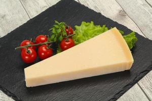 Italian traditional parmesan cheese triangle photo