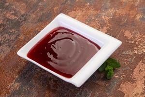 Delicous cowberry sauce photo