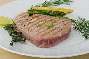 Grilled Tuna steak photo