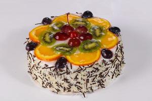 Cake with berries photo