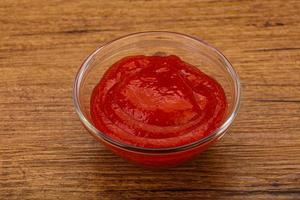 Mexican hot chili sriracha sauce photo