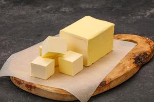 Dairy natural yellow butter piece photo