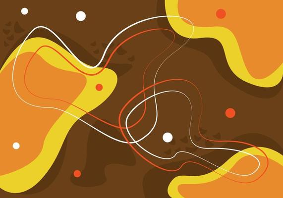 Abstract Doodle Background Free Vector