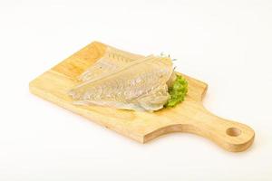 Raw cod fish for cooking photo