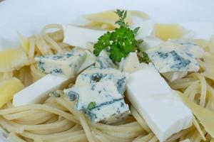 Pasta with cheese photo