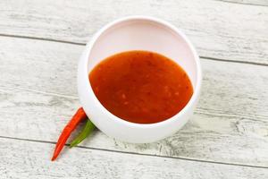 Sweet and spicy chilli sauce photo