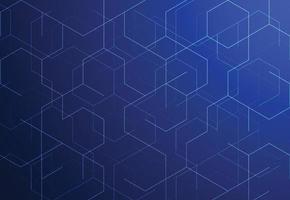 Abstract technology lines and dots connection background. Geometric design. Vector illustration