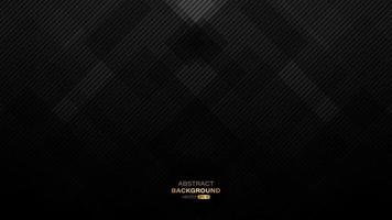 Abstract line strip on black color gradient background with geometric shapes. Modern design template elements. Vector illustration