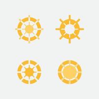 Sun Vector illustration Icon SUMMER LOGO