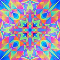 Fractal Kaleidoscope Background vector