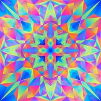 Fractal Kaleidoscope Background vector