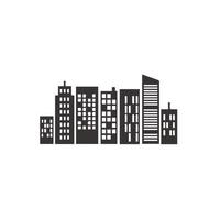 skyscraper icon vector logo illustration. Suitable for Web Design, Logo, Application.