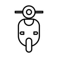 scooter icon illustration. vector design that is suitable for websites, apps, and more.