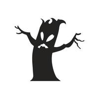 haunted tree icon illustration. vector designs that are suitable for websites, apps and more.