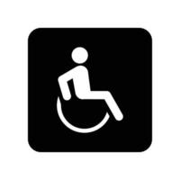 wheelchair icon illustration. vector designs that are suitable for websites, apps and more.