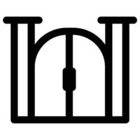 ilustración del icono de la puerta. diseños vectoriales que son adecuados para sitios web, aplicaciones y más. vector