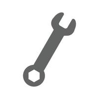 ilustración del icono de llave inglesa. vector, muy adecuado para su uso en negocios, sitios web, logotipos, aplicaciones, banners y otros vector