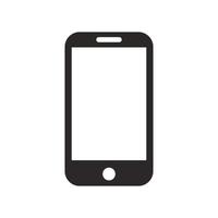 mobile phone icon vector logo illustration. Suitable for Web Design, Logo, Application.