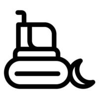 excavator vehicle icon illustration. vector design is very suitable for logos, websites, apps, banners.