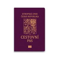 Passport of Czech Republic vector