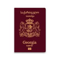 Passport of Georgia vector