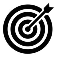 icon illustration on target vector logo Suitable for websites, apps