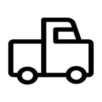 truck car icon illustration. vector design is very suitable for logos, websites, apps, banners.