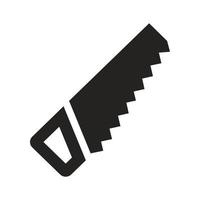 Ilustración del logotipo del vector del icono de la sierra de madera. adecuado para diseño web, logotipo, aplicación.