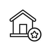 residential, residential, house rental line style icon set. vector