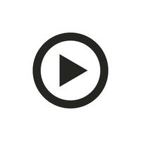 button icon illustration start, play, audio, video. vector designs that are suitable for websites, apps and more.