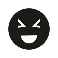 ilustración de icono de emoticono. vector, muy adecuado para su uso en negocios, sitios web, logotipos, aplicaciones, banners y otros vector