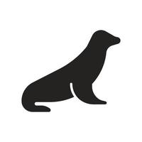 sea lion icon, vector