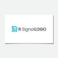 R SIGNAL LOGO DESIGN VECTOR