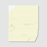 blank paper with faded and torn colors vector