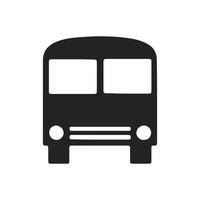 ilustración de icono de coche de autobús. el diseño vectorial es muy adecuado para logotipos, sitios web, aplicaciones, pancartas. vector