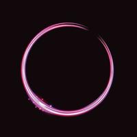 Circle Pink with Sparking Color vector