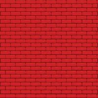 bricks with a charming red color vector