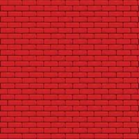 bricks with a charming red color vector