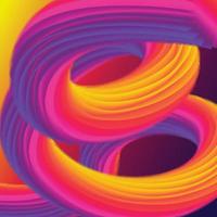 wave color with colorful design vector