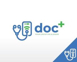 Doctor Logo. Healthcare and Medical Logo Design Vector