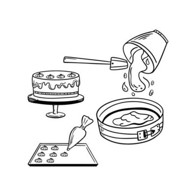Cake cooking graphic illustration. Vector drawing. Abstract cartoon design. 7874743 Vector Art at Vecteezy Cake cooking graphic illustration. Vector drawing. Abstract cartoon design. 7874743 Vector Art at Vecteezy