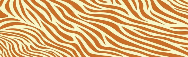 Panoramic texture zebra skin set of chaotic lines - Vector