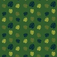 Pattern tropical leaf vector