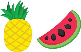 Tropical fruit vector clipart