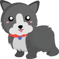 Cute pet dog vector clipart