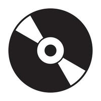 símbolo de cd de vector de icono de disco compacto para diseño gráfico, logotipo, sitio web, redes sociales, aplicación móvil, ilustración de interfaz de usuario