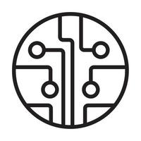 Circuit board, technology vector icon. For your web site design, logo, app, UI. Vector illustration